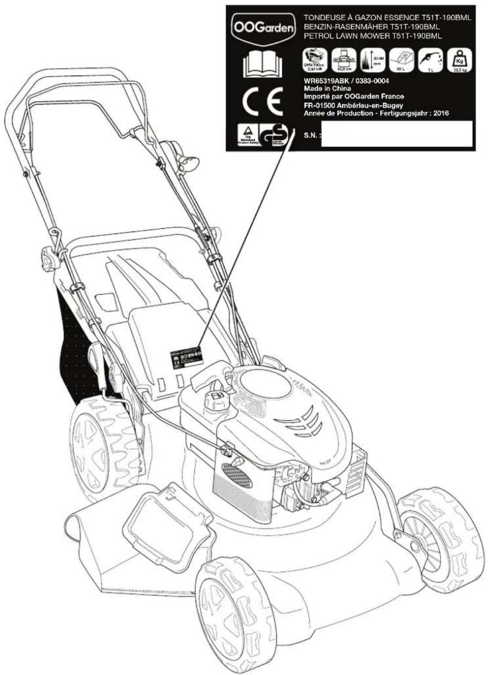 OOGARDEN T51T190BML - Nombre de série - 1
