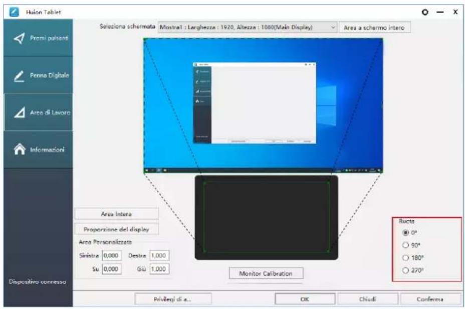 Huion Kamvas 22 Plus - Ruotare l'Area di Lavoro - 1