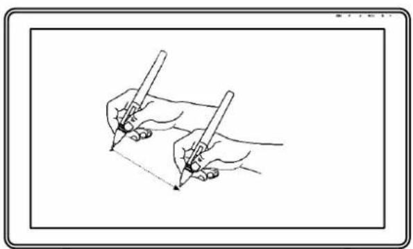 Huion Kamvas 22 Plus - Position du curseur - 1