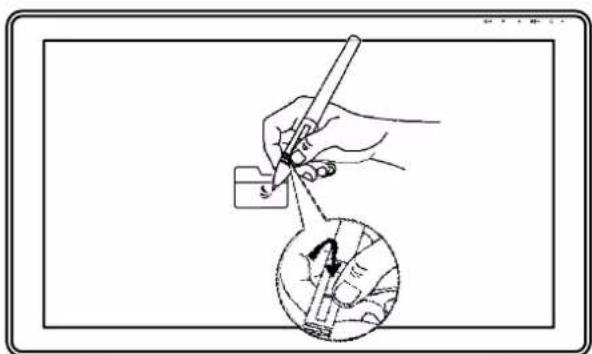 Huion Kamvas 22 Plus - Verwendung der Seitenschalter - 1