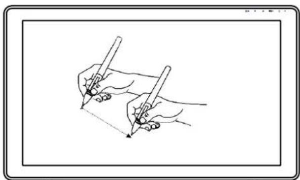Huion Kamvas 22 Plus - Position the cursor - 1