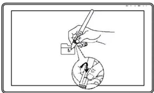 Huion Kamvas 22 Plus - フイドボタを使用する - 1