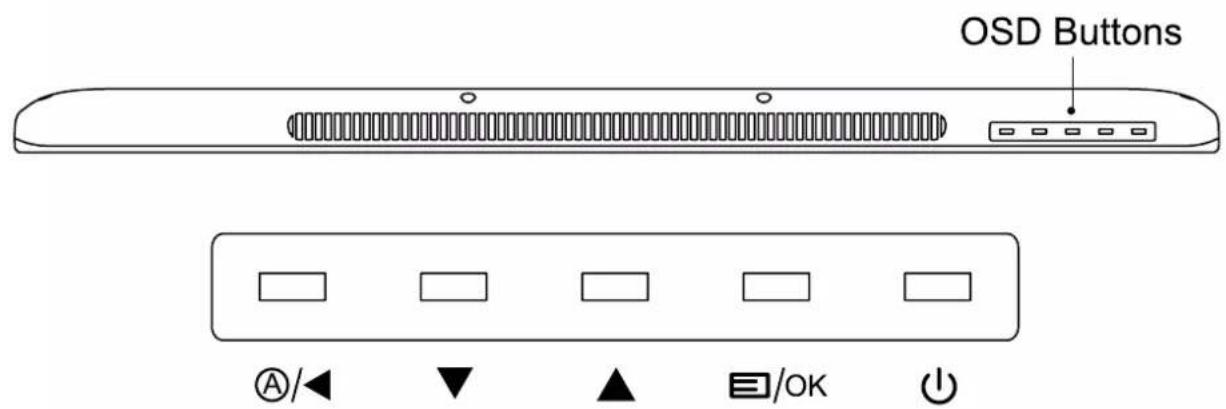 Huion Kamvas 22 Plus - OSD Buttons - 1