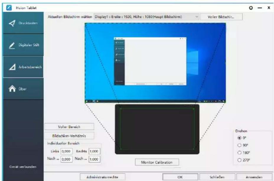 Huion Kamvas 22 Plus - Verwendung von mehreren Monitoren - 1