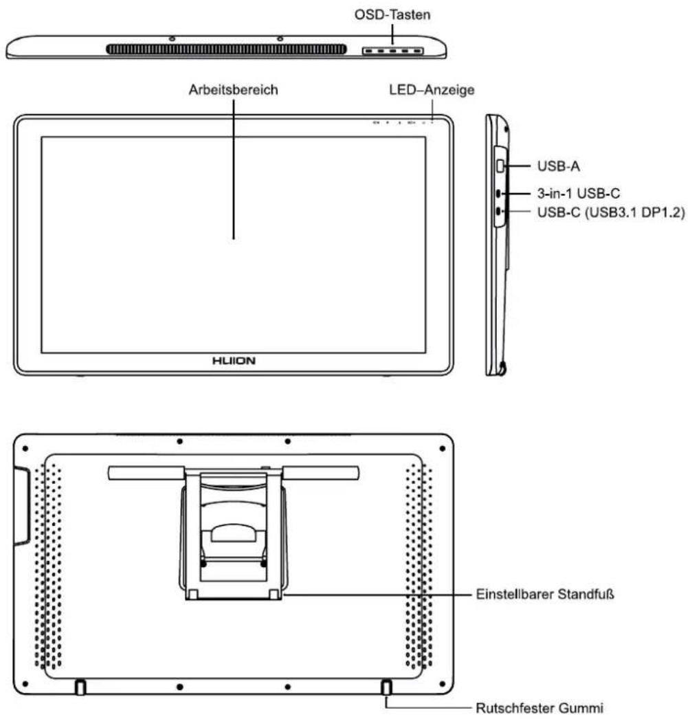 Huion Kamvas 22 Plus - Produkt und Zubehör - 1