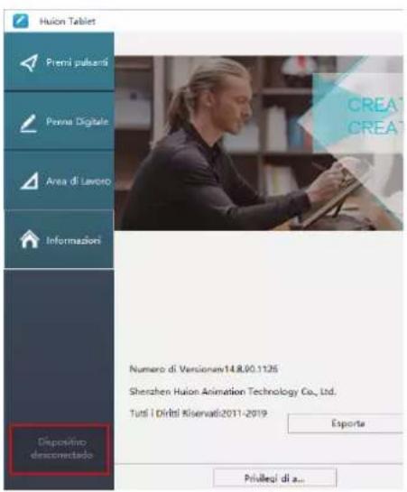 Huion Kamvas 22 Plus - Pagina del Driver - 1