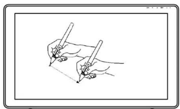 Huion Kamvas 22 Plus - ZeigerpositionierungPosition the cursor - 1