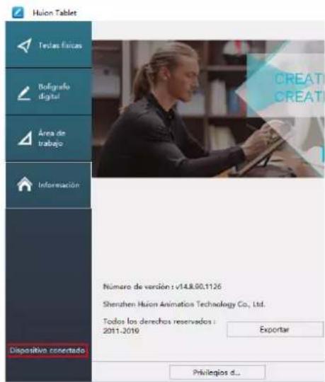 Huion Kamvas 22 Plus - Pagina del Controlador - 2