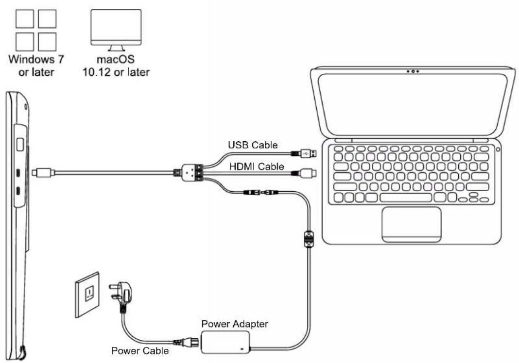 Huion Kamvas 22 Plus - Setting Up Display - 4