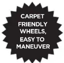 Rug Doctor 1093306 - WHEELS &amp; RETRACTABLE HANDLE - 1