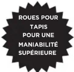 Rug Doctor 1093306 - ROUES ET POIGNÉE ESCAMOTABLE - 1