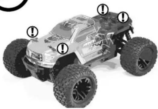 ARRMA Granite 4x4 Mega RTR - SCHNELLSTARTANLEITUNG - 2