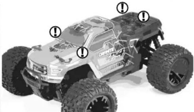 ARRMA Granite 4x4 3S BLX ARTR - INSTALL AA BATTERIES IN CONTROLLER - 23