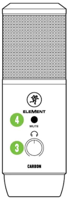 MACKIE Element Carbon - CONNECTIVIDAD USB C - 1