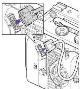 SONY ILMEFX6 - Fixation du viseur à l'avant de la poignée - 3