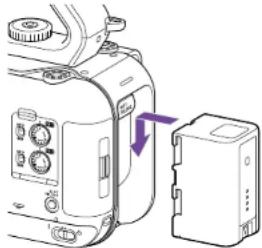 SONY ILMEFX6 - Utilisation d'un pack batterie - 1