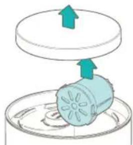 DUUX Beam mini - Placing the filter - 1