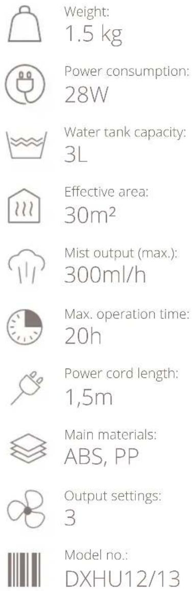 DUUX Beam mini - Technical specifications - 3