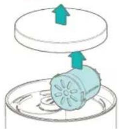 DUUX Beam mini - Einsetzen des Filters - 1