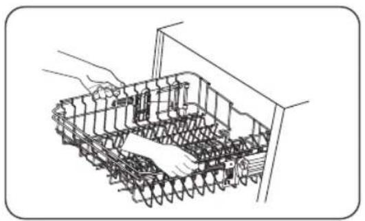 ETNA VW644M - Réglage de la hauteur du panier supérieur type 1 (en fonction du modele) - 5