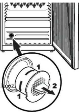 LIEBHERR WKes 455222 - Filtre à charbon actif : renouvellement de l'air assure - 1