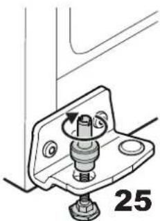 LIEBHERR WKes 455222 - Vue frontale du support supérieur - 2