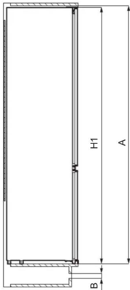 ELECTROLUX SCB819F8FS - Afmetingen - 1