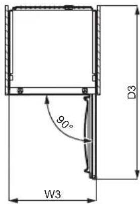 ELECTROLUX SCB819F8FS - Afmetingen - 3