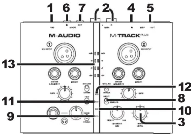 M-AUDIO Track Plus - Caratteristiche - 1