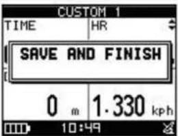 GLOBALSAT GH625XT - Démarrer une activité et sauvegarde - 2
