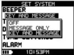 GLOBALSAT GH625XT - RÉGLAGE PAGE UTILISATEUR - 2