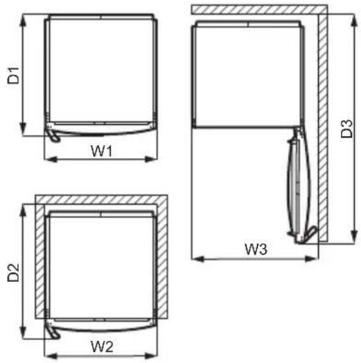 ZANUSSI ZUAN28FW - DIMENSIONS - 2