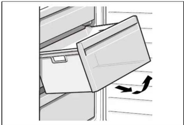 BOSCH B10CB81NVW - Retirar el cajón de congelación - 1