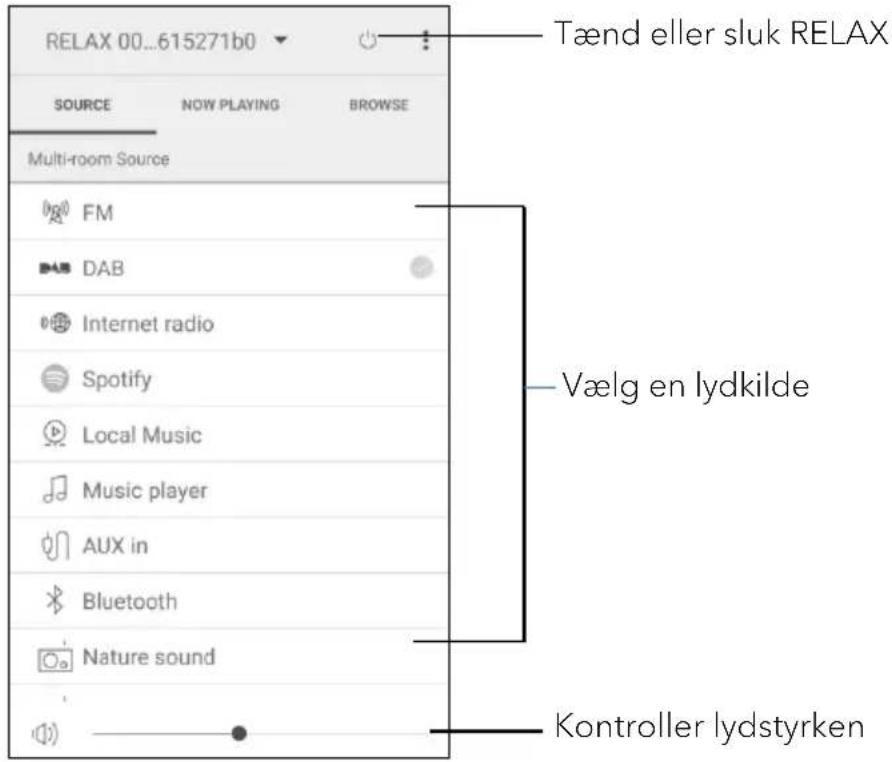 SONORO Relax SO810 S - Brug UNDOK ™ app til at styre RELAX - 2