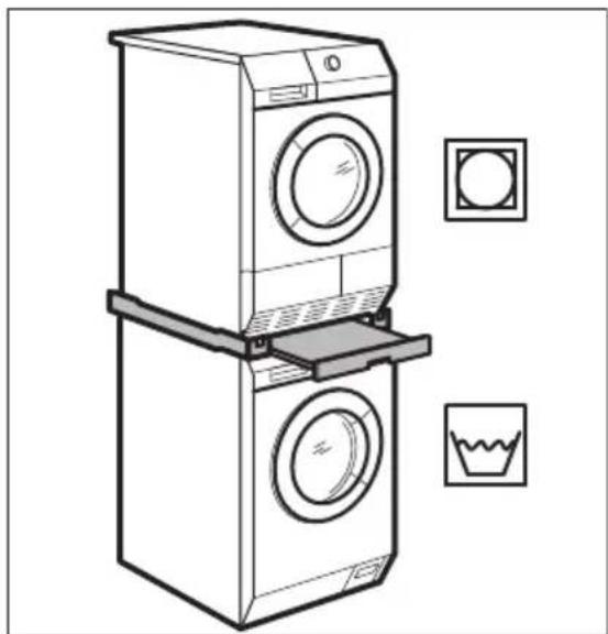 AEG T72270AC - Bausatz Wasch-Trocken-Saule - 1