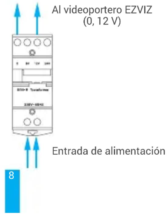 EZVIZ Transformer - Paso 3: Cablee el transformador. - 2