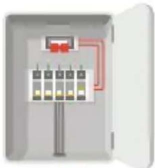 EZVIZ Transformer - Step 1: Shut off power at the Fusebox. - 1