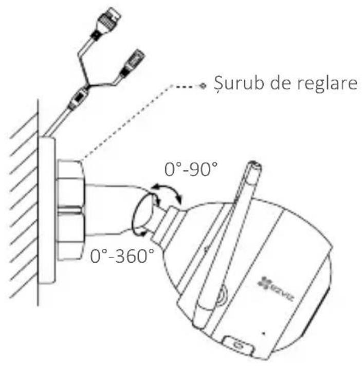 EZVIZ C3W Pro - Reglarea unghiului de supraveghere - 2