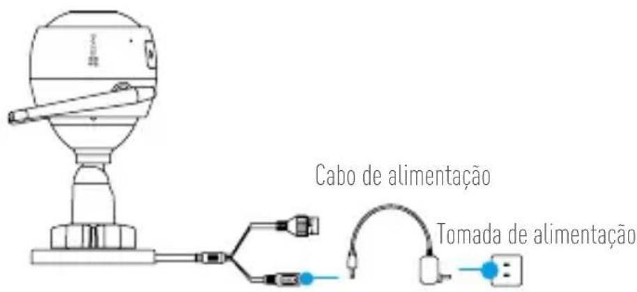 EZVIZ C3W Pro - Passo 1 Ligação - 1