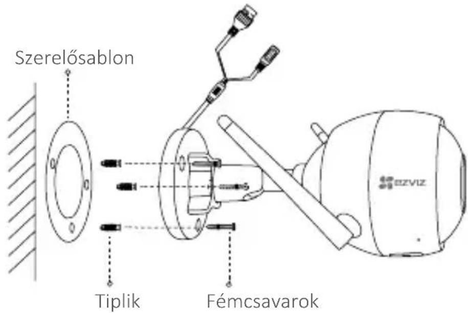 EZVIZ C3W Pro - A kamera felszerelése - 1