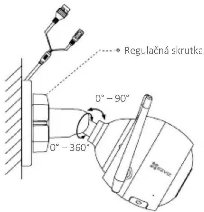 EZVIZ C3W Pro - Nastavenie uhladohladu - 2