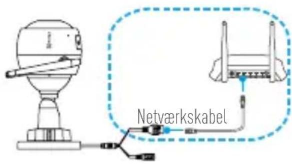 EZVIZ C3W Pro - Du kan ogsa vaelge kabeltilsluttet forbindelse. - 1