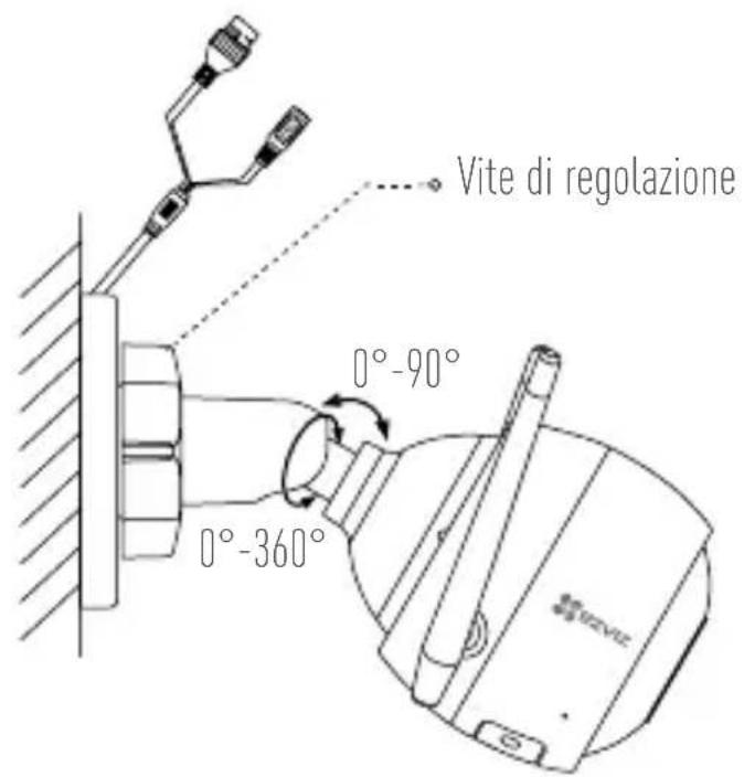EZVIZ C3W Pro - Regolare l'angolazione per la sorveglianza - 1