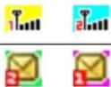 Sunstech TEL205 - Status icons - 1
