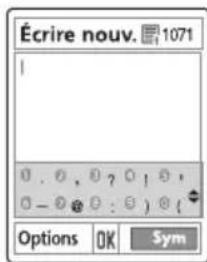PANTECH C3 - Utilisation du mode symbole - 1