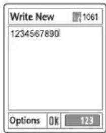 PANTECH C3 - Using 123 mode - 1