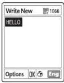 PANTECH C3 - Using T9 mode - 1