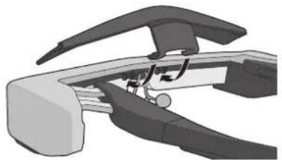 EPSON Moverio BT350 - Fixation du pare-soleil - 1