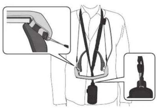 EPSON Moverio BT350 - Utilisation de la lanière de cou - 2