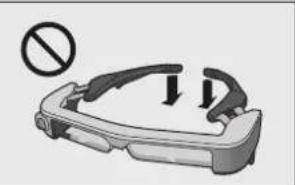 EPSON Moverio BT35E - Attention précautions d'utilisation des lunettes - 4